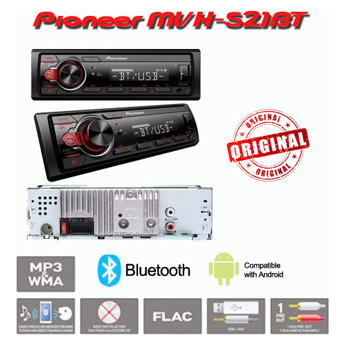 Pioneer Multimedia Con Bluetooth Mvh-s21bt Original