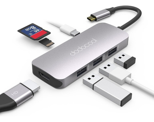 Dodocool Hub Usb C Hdmi Para iPad Pro 12.9 2022 A2437 A2766