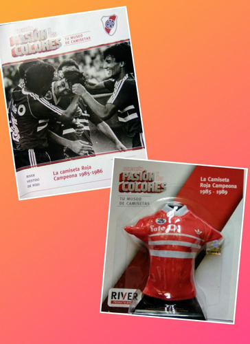 Camiseta River La Camiseta Roja Campeona 1985 - 1986