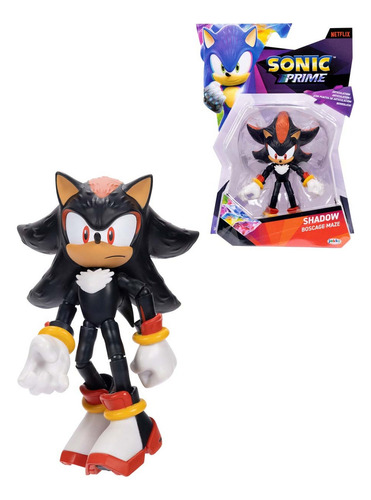 Sonic Prime Figura Shadow Boscage Maze De 5 Pulgadas