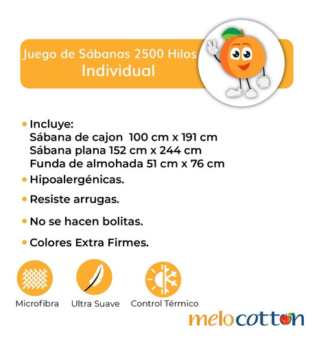 Imagen 4 de 8 de Sabanas Individuales 2500 Hilos Bordada, Color A Elegir