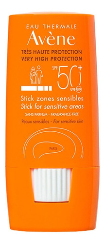 Avene Protector Solar Stick 50+ Para Zonas Sensibles X8g