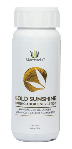 Potenciador Energético Gold Sunshine Quemanta 200ml