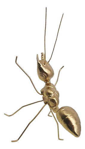 Figura De Adorno De Metal Macizo Con Forma De Hormiga De Ale