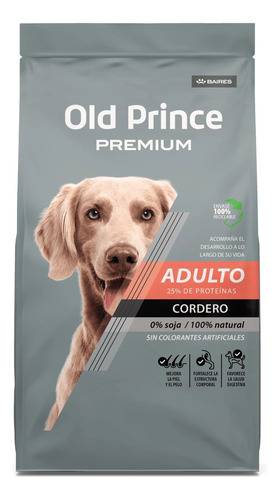 Alimento Old Prince Premium Adulto Cordero 15kg Con Regalo