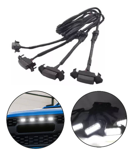 Luz Led Para Coche, Para Decorar La Parrilla Delantera, Luz