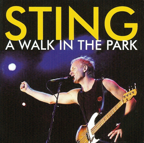 Sting 2cd Walk In The Park Ny-la-net Aid 99 Europa Cerrado  