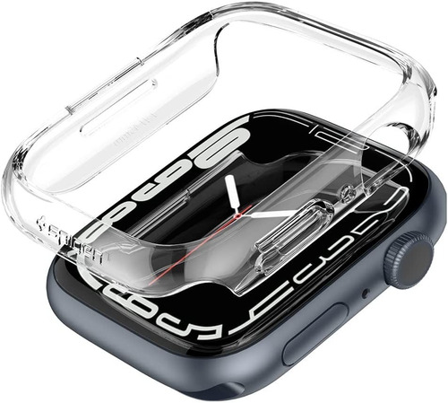 Case Spigen Thin Fit Para Apple Watch 45mm Series 7 Clear