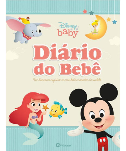 Livro Diario Do Bebe - Disney Baby