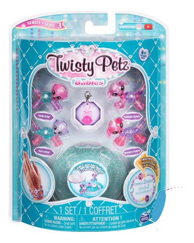 Twisty Pets Babies Mascotas Transformables Estuche De Gema