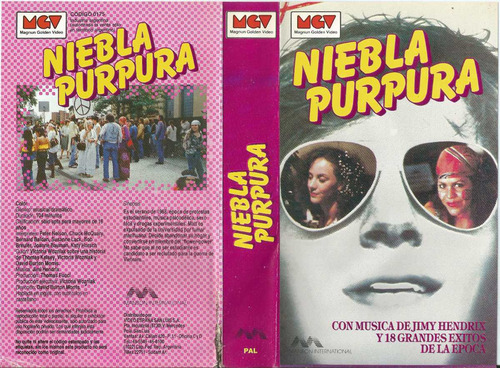 Niebla Purpura Vhs Jimmy Hendrix Hippies Drogas Verano 1968