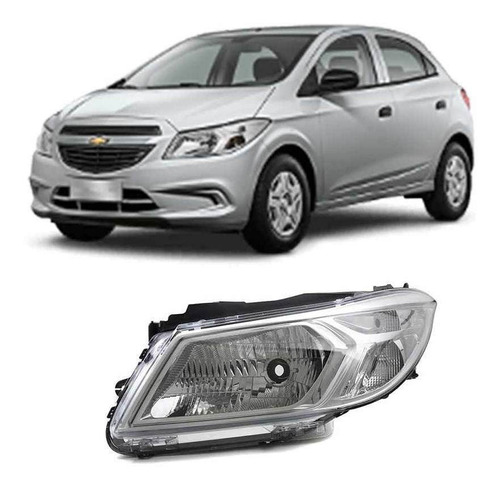 Semioptica Chevrolet Onix 2013-2016 Izq. Cromada