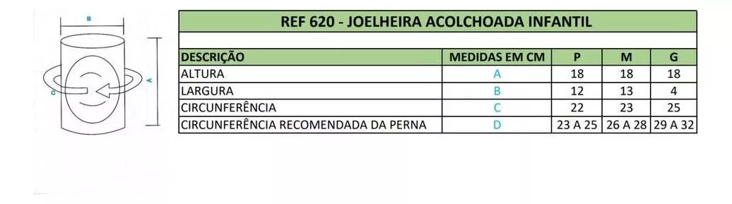 Terceira imagem para pesquisa de joelheira volei infantil