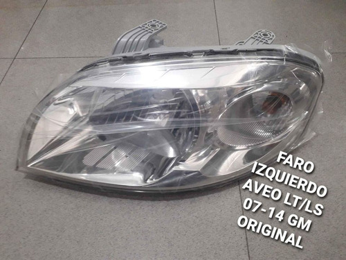 Faro Izquierdo De Aveo Lt/ls 07-11 Original Gm