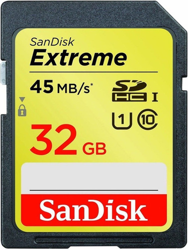 Cartao Sandisk Sdhc 32gb 45mb/s Class10