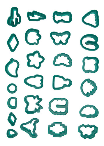 Pendientes Clay Cutters, 193 Unidades, Para Bricolaje, 25 Fo
