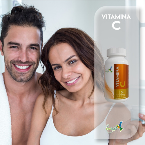 Vitamina C 60 Cápsulas Antioxidante Best Health Sabor Sin Sabor