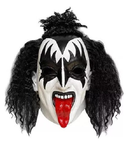 Máscara Cosplay Gene Simmons  Kiss Bandas De Rock