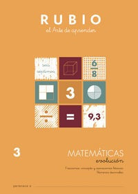 Cuaderno Matematicas 3 Rubio Evolucion Fracciones Concept...