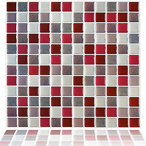 Imagen 1 de 9 de Paneles  Yoillione - Adhesivo Para Azulejos De Mosaico 3d, P