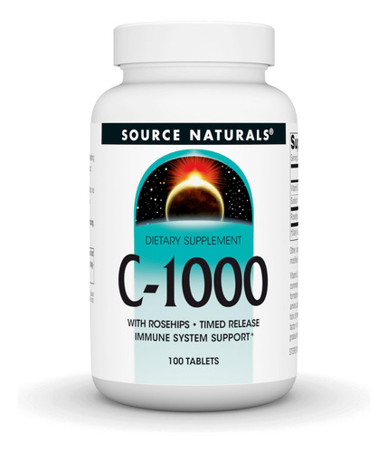 Source Naturals C-1000 Vitamina C 1000mg 100 Tabletas
