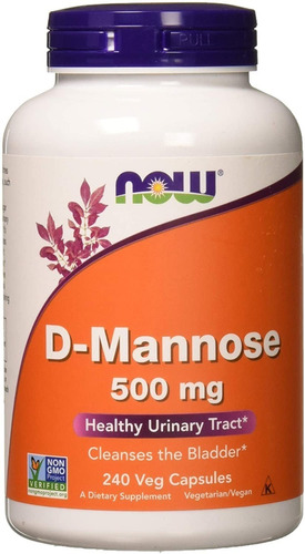 D Manosa 500mg 240cps Now - Unidad a $1145