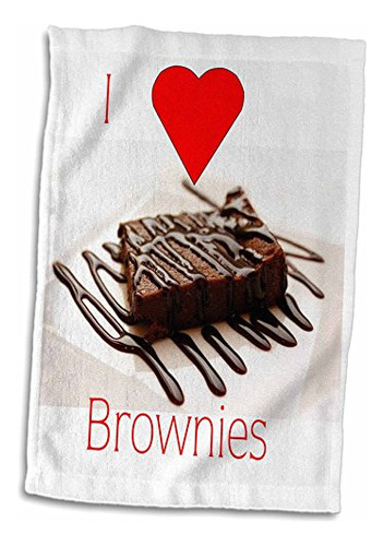 Impresión 3d De Rosas De I Love Brownies Con Jarabe De Choc