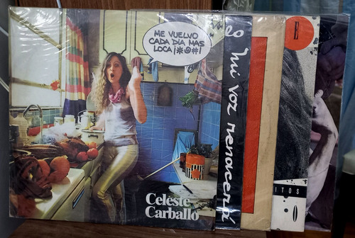 Lote Vinilos Lp (4) Celeste Carballo - Exc Estado - Edfargz