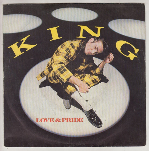 1985 New Wave Simple Vinilo King Love & Pride Italia C/ Tapa