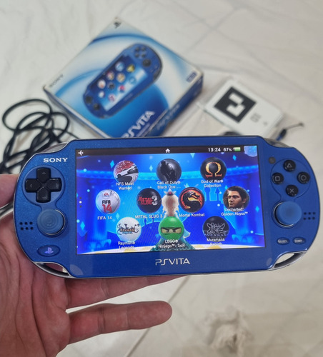 Ps Vita Sapphire Blue 128 Gb - Edição Rara Azul (Usado)