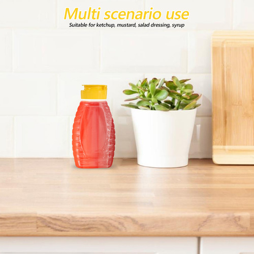 Botellas Pequeñas Exprimibles Para Miel, 2 Unidades