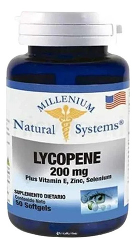 Lycopene (licopeno)200mg 50softgel - Unidad a $1158
