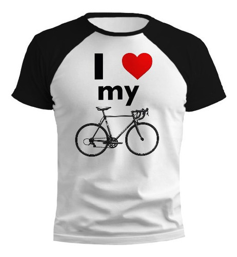 Remera I Love My Bike Ranglan