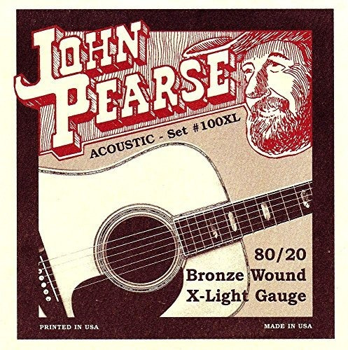 John Pearse 100xl 80/20 Bronce Guitarra Acústica (estándar).