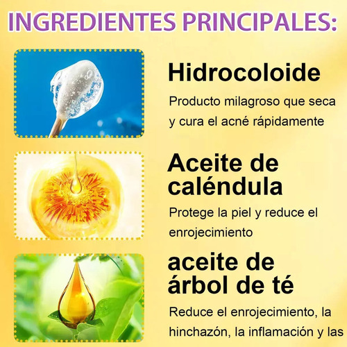 Parche Hidrocoloide For Espinillas Y Acné For Espinillas