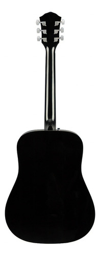 Guitarra acústica Fender Fa-125 Alternative Sunburst con funda, color marrón oscuro