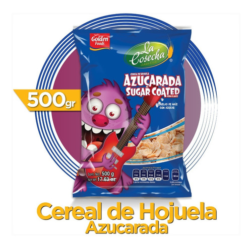 Cereal De Hojuela Azucarada Bolsa De 500 Gr Golden Foods