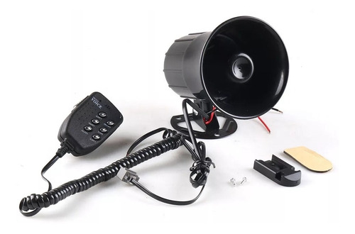Imagen 5 de 6 de Combo Luces Federales Led Strober + Sirena Policia 6 Sonidos
