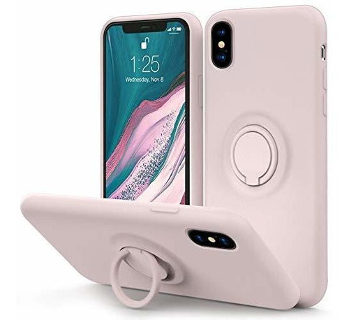 Mocca Para iPhone XS Case, iPhone X Silicone Case Con Cr83d