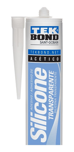 Imagem 7 de 8 de Silicone Acético Transparente 280g - Tekbond