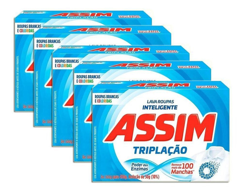 Sabão Em Pó Assim Tripla Ação Kit 5