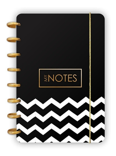 Caderno De Disco Basic Inteligente A5 My Notes Zigzag 80 Fls