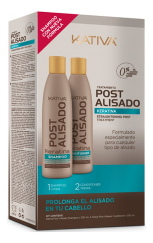 Tratamiento Kativa Post Alisado Keratin - Ml A $119