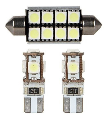 Kit De Luz Domo Led Blanco Pilot Automotive Ilt-302w-am