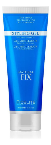 Gel Modelador Fidelite Natural Fix Efecto Humedo 230gr