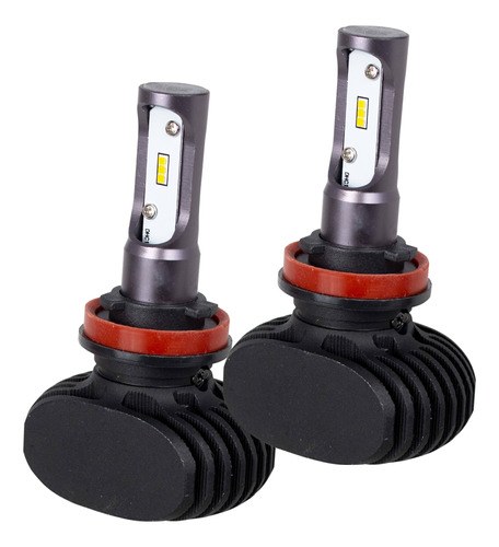 2 Focos H11 Led S1 Csp Lumileds 8000 Lumens Luz Blanca