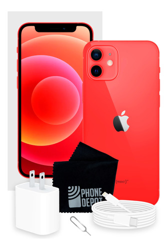 Apple iPhone 12 128 Gb Rojo Con Caja Original  (Reacondicionado)