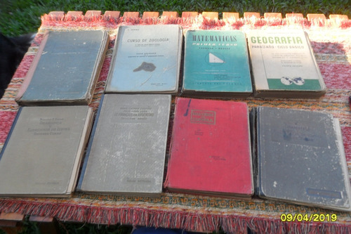 Lote Antiguos Libros Ciencias Geografía Francés Variados