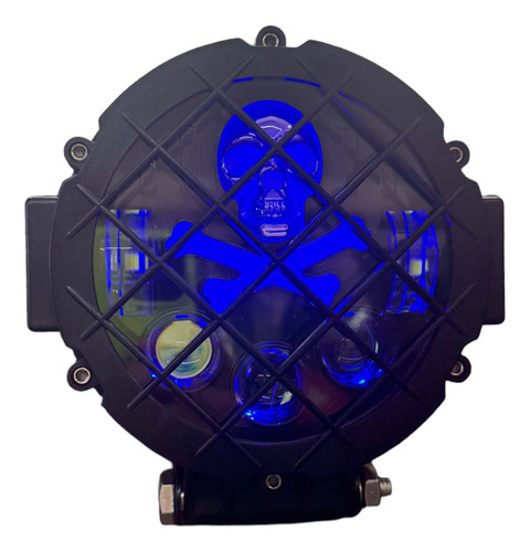 Par Faros Led 7lupas Alta/baja Con Rgb 10 Colores 4x4 H4