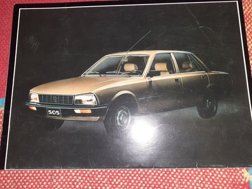 Antiguo Folleto Original Agencia Peugeot 505 